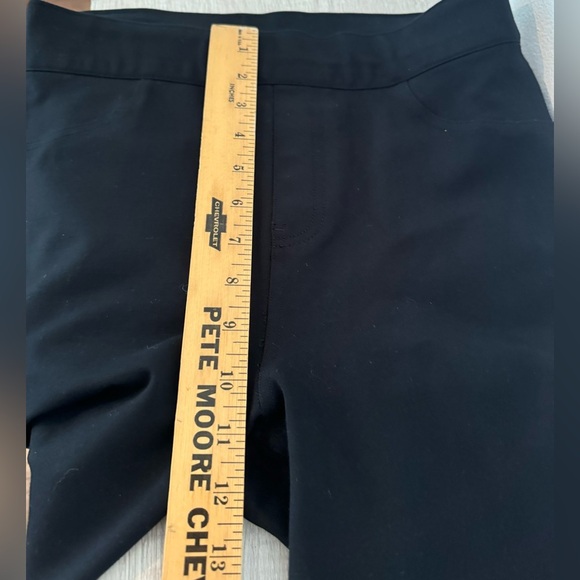 Spanx The Perfect Black Ponte Pants Smoothing Ankle Pull On Stretch Skinny Large - Picture 6 of 11